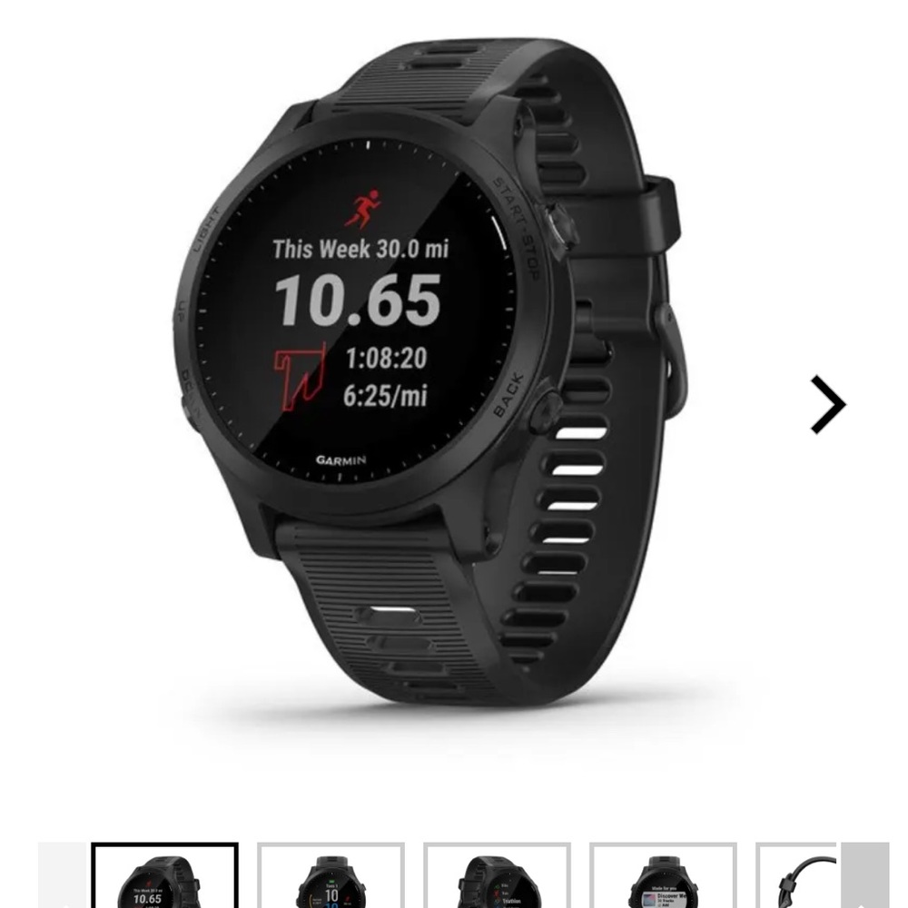 Garmin Forerunner 945 GPS watch black - great condition